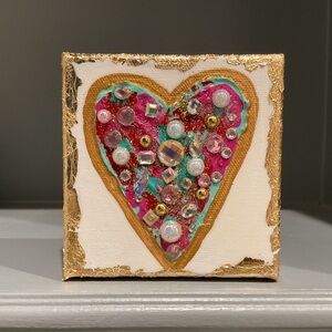 🔴Colorful Heart Canvas Art🔴